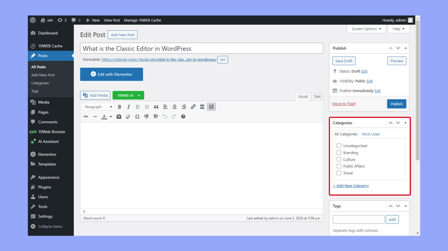 What is the Difference Between Categories and Tags in WordPress - 10Web