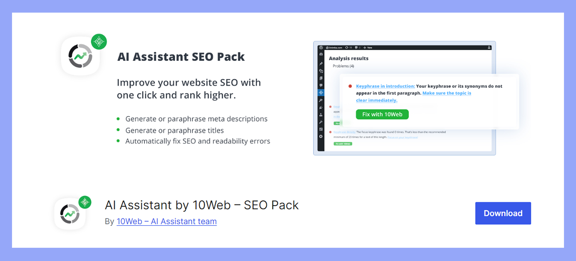 AI Assistant SEO Pack