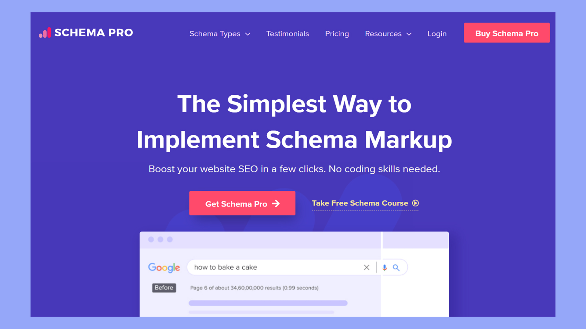 SchemaPro SEO plugin for WordPress.