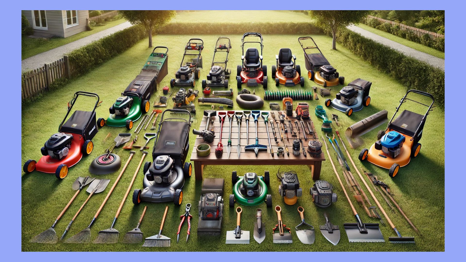 Landscaping business equipment