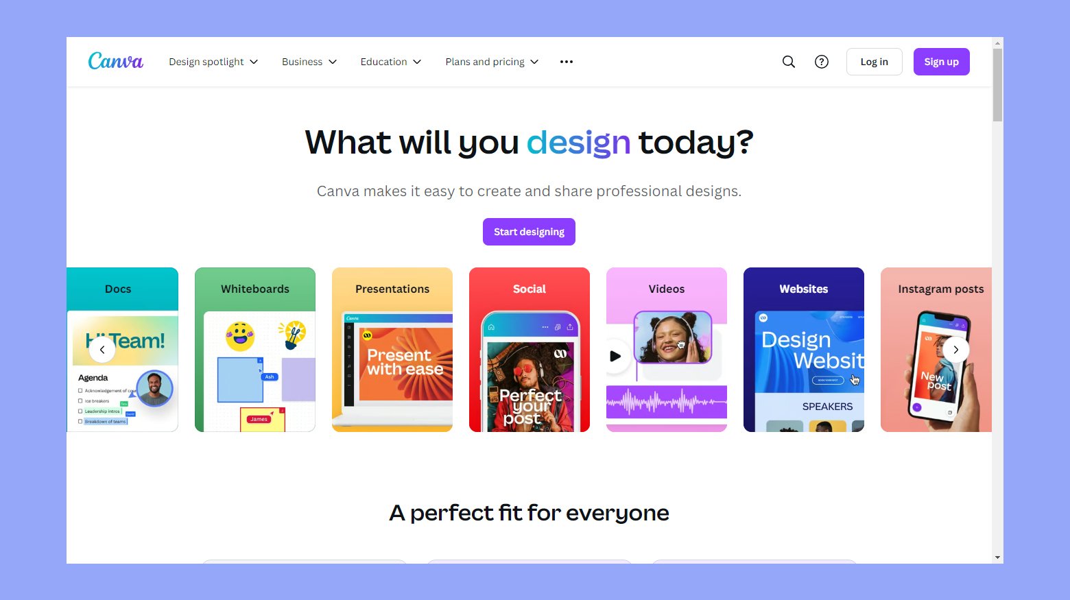 Canva for presentations