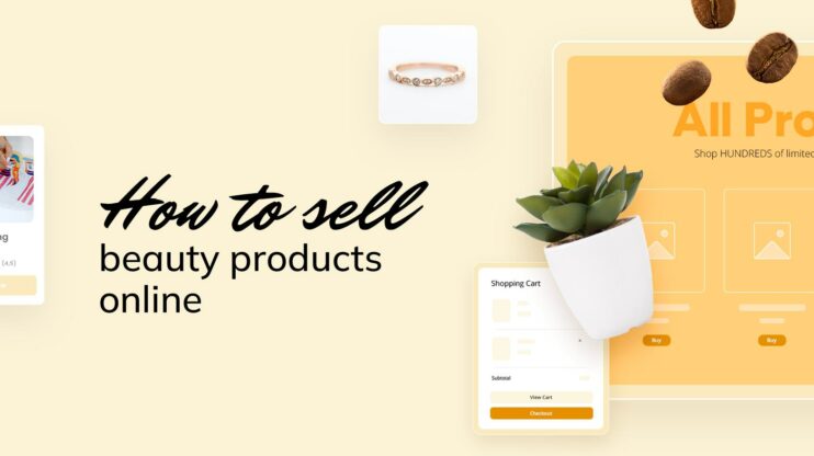 how to sell beauty products online