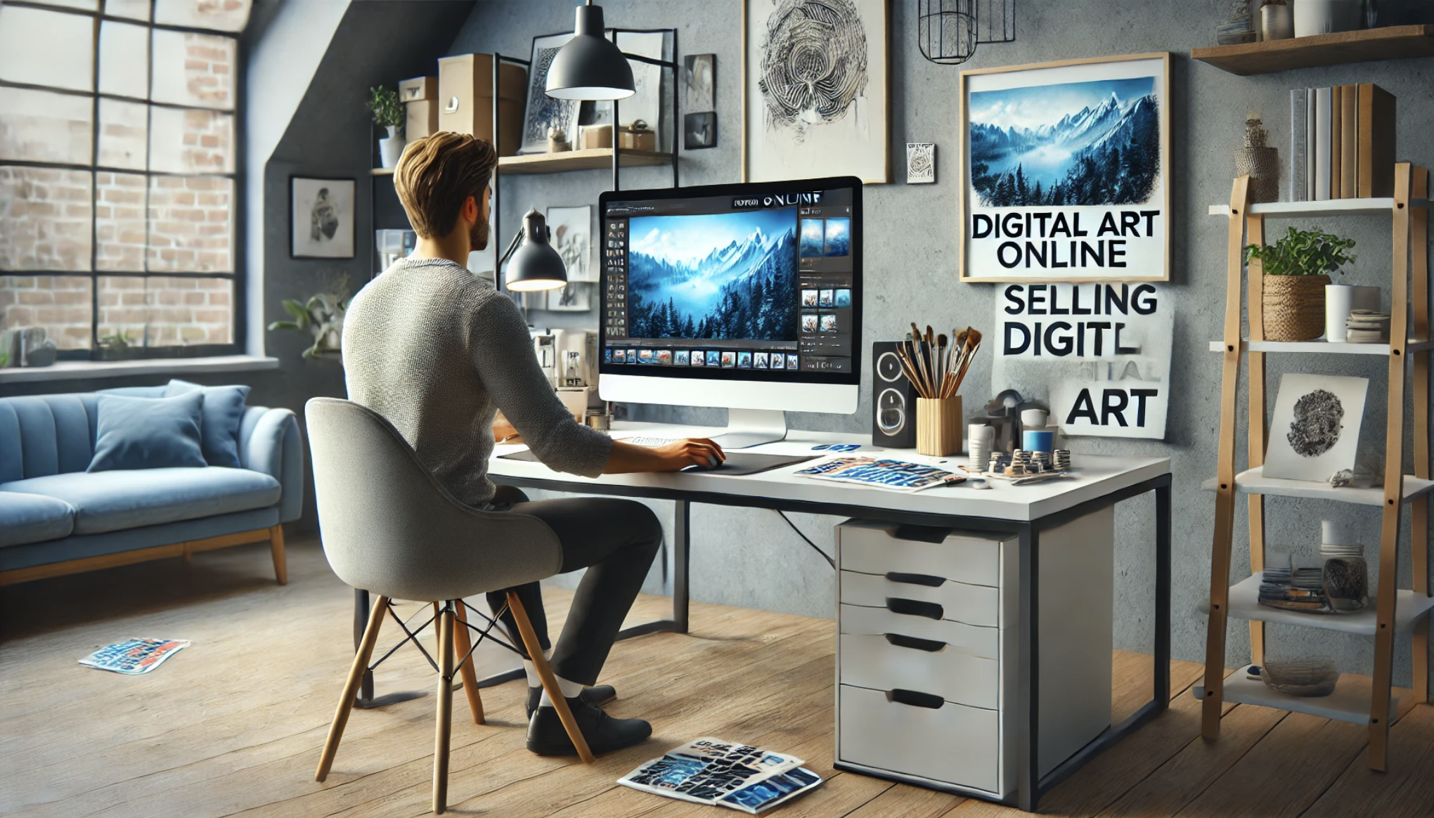how to sell digital art online