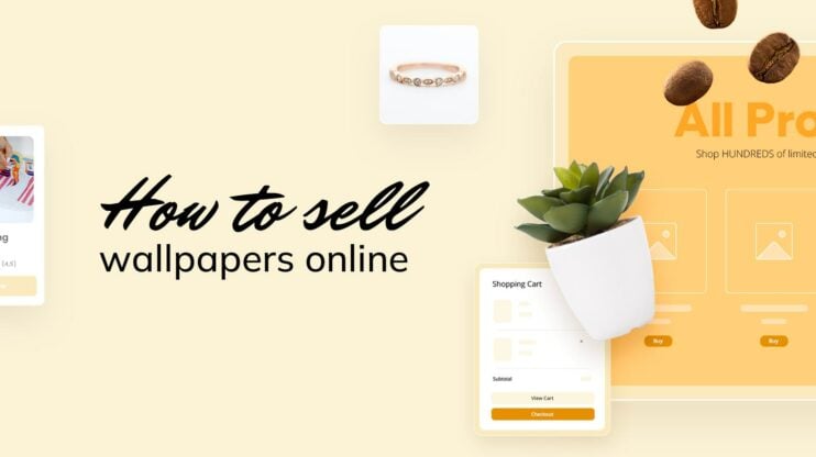 how to sell wallpapers online