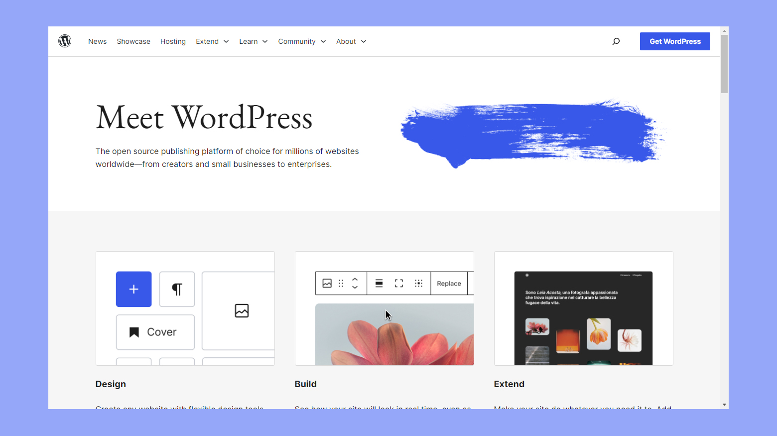 WordPress blog hosting
