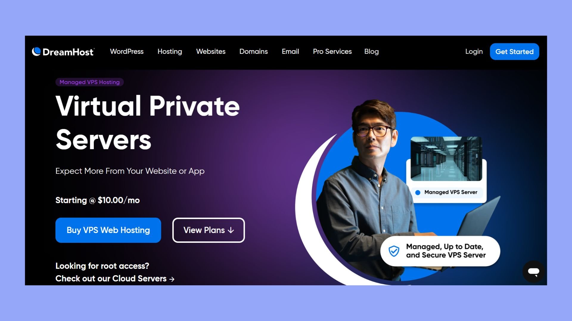 best managed vps hosting - dreamhost