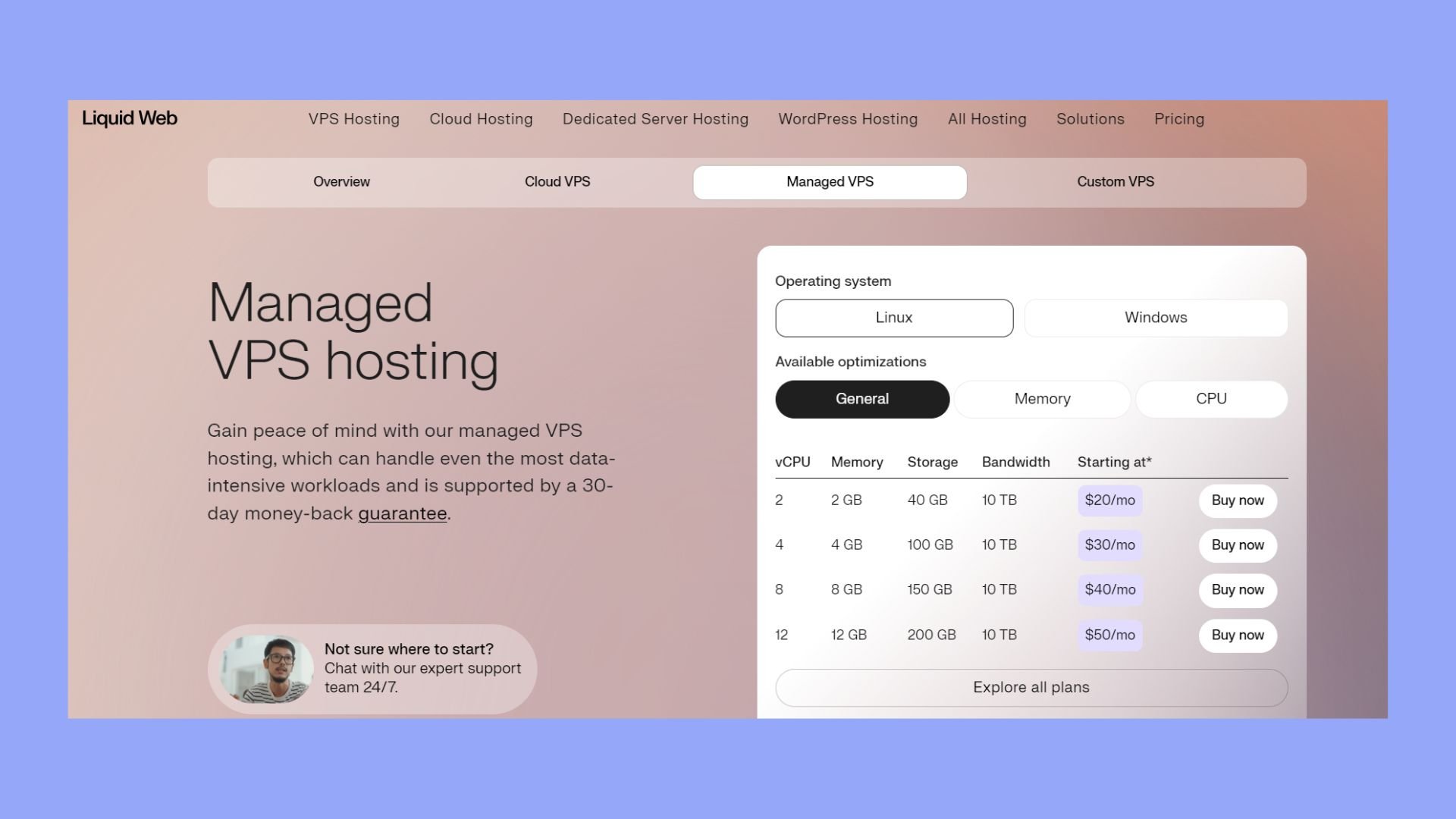 best managed vps hosting - liquid web