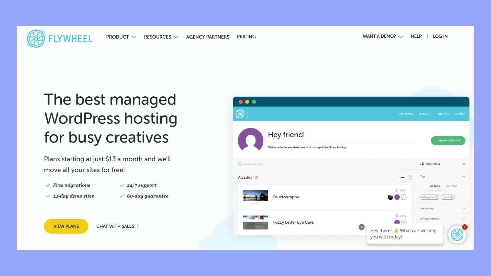 best wordpress hosting for agencies - flywheel