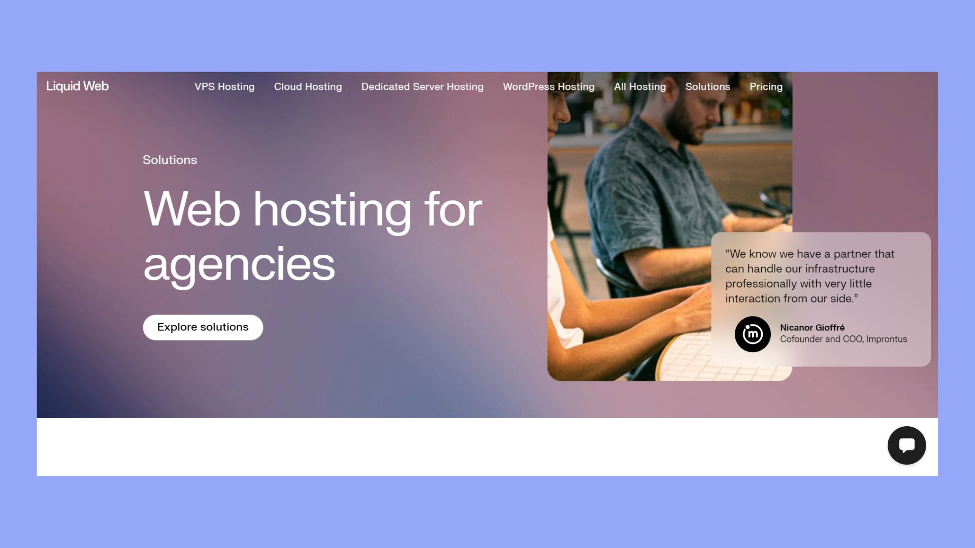 best wordpress hosting for agencies - liquidweb