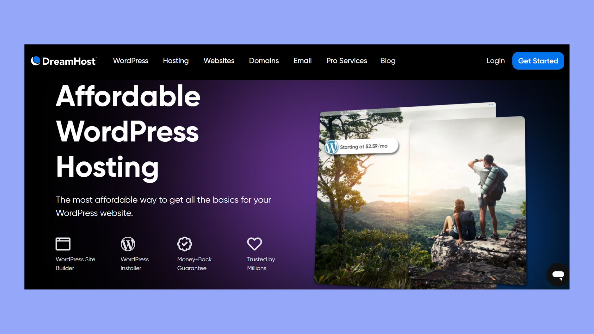 dreamhost - mejor alojamiento wordpress para pequeñas empresas