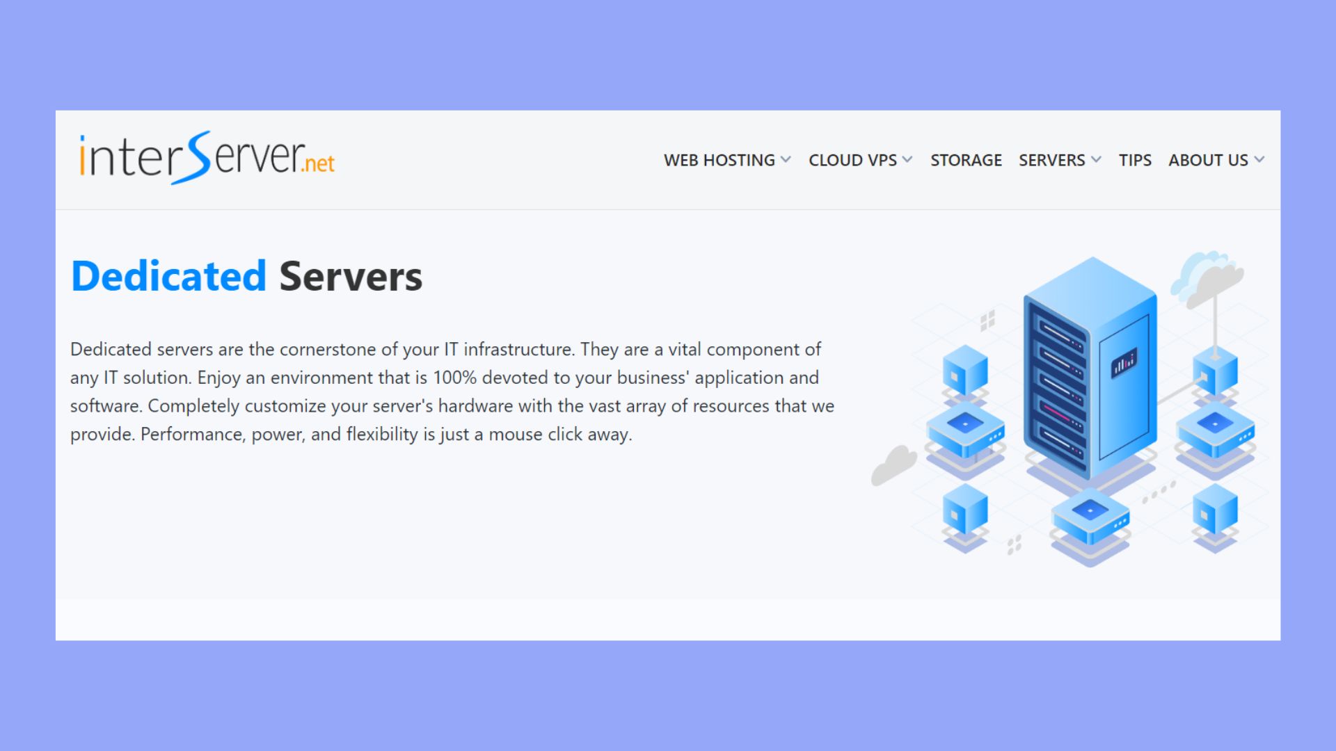 interserver - best dedicated server hosting