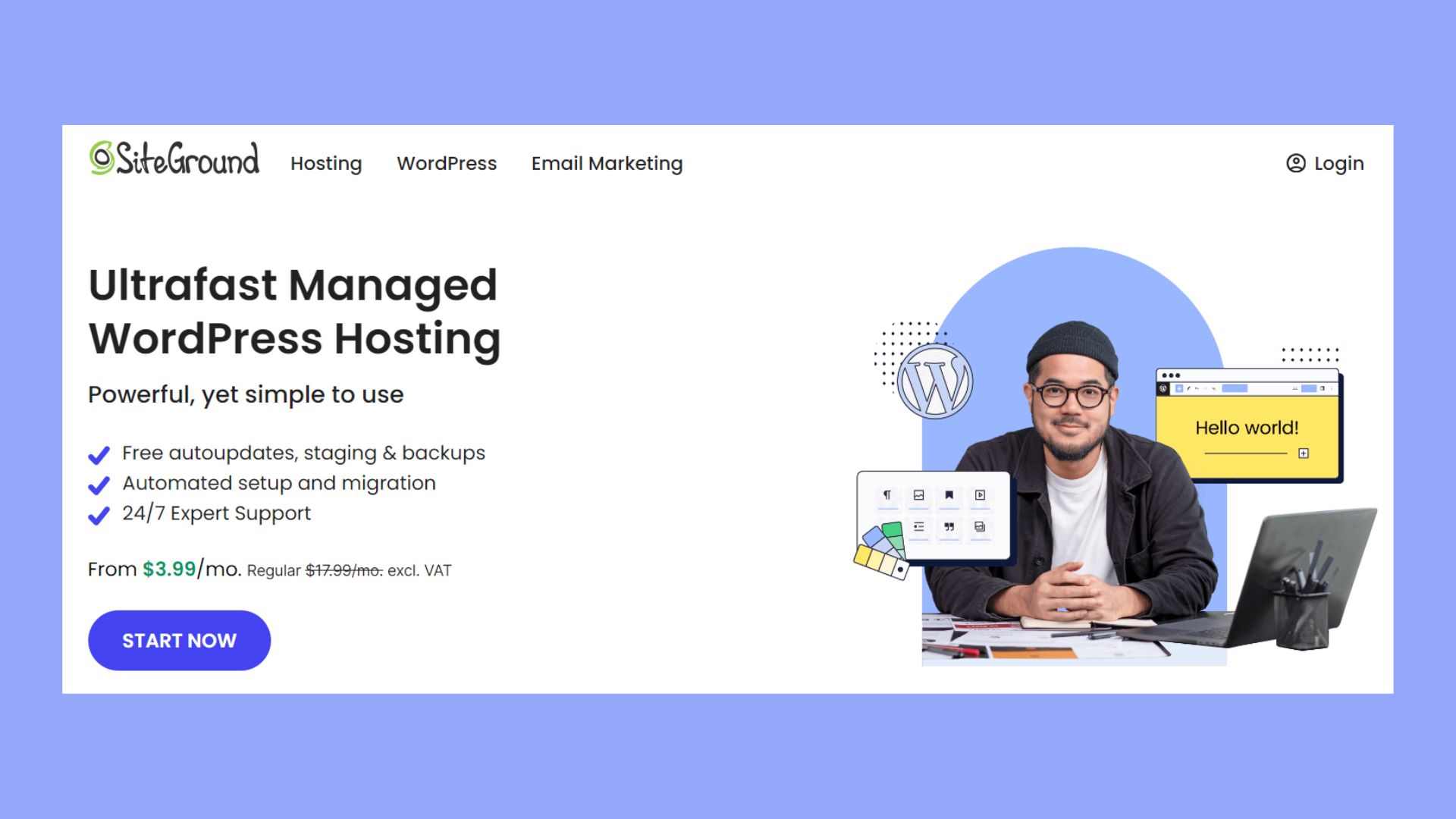 siteground - mejor alojamiento wordpress para pequeñas empresas