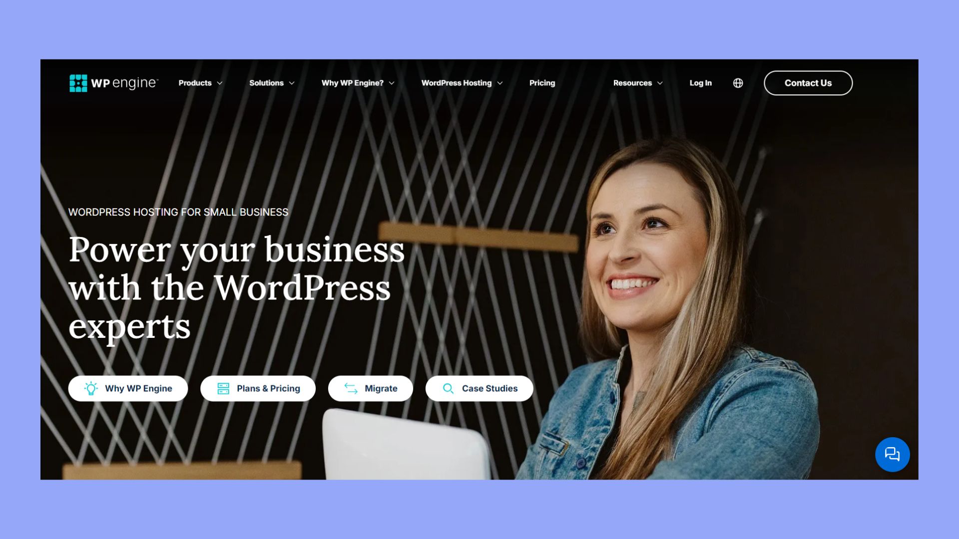 wp engine - mejor alojamiento wordpress para pequeñas empresas