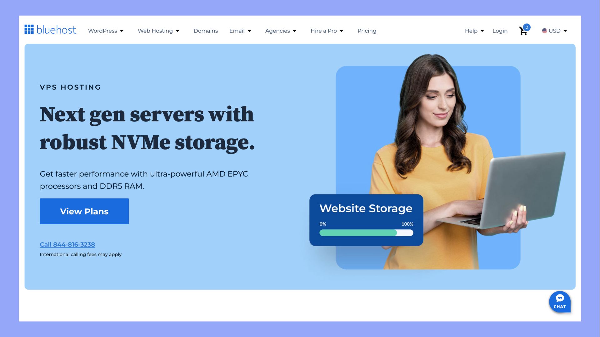 bluehost - best vps hosting india
