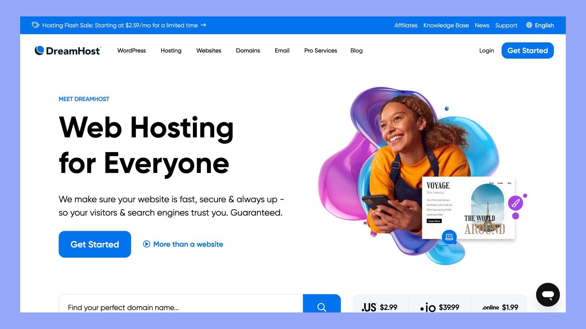 Dreamhost - best ruby on rails hosting