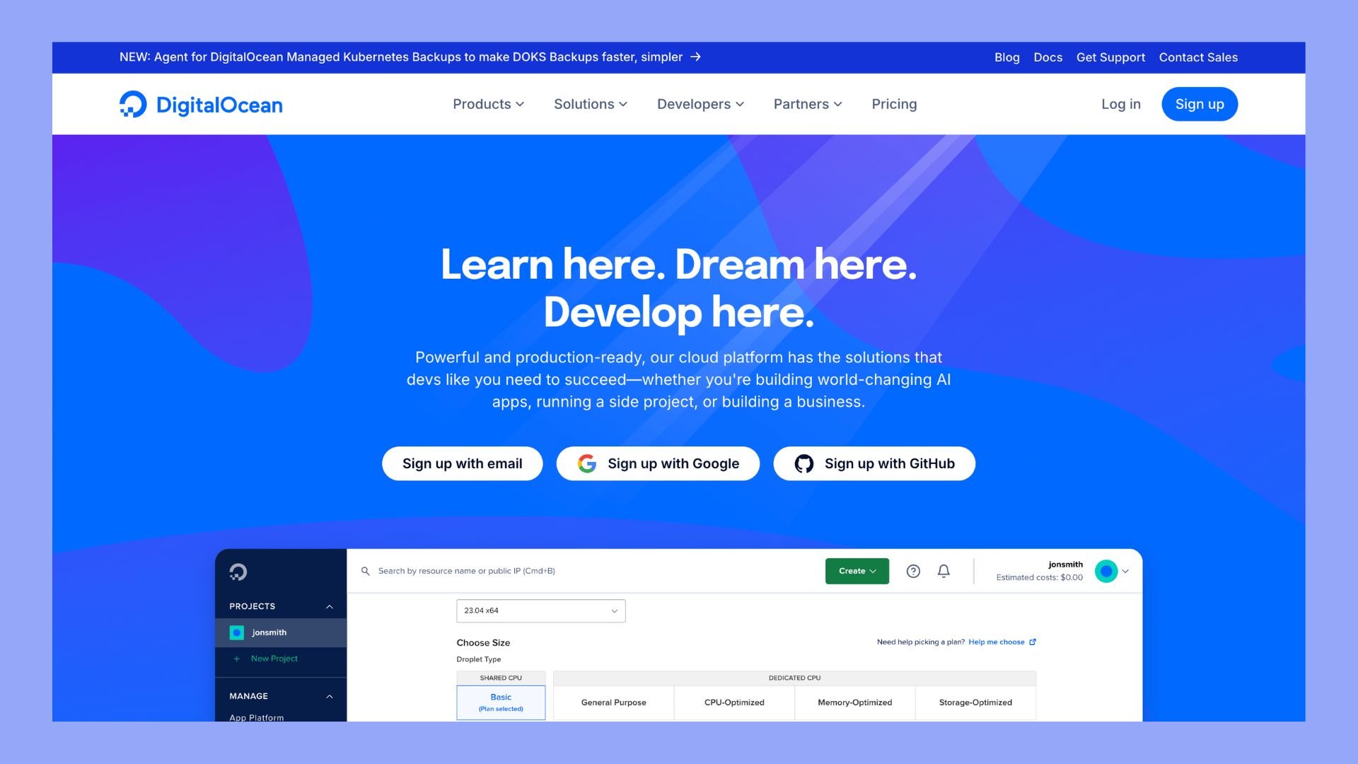 Digitalocean - best ruby on rails hosting