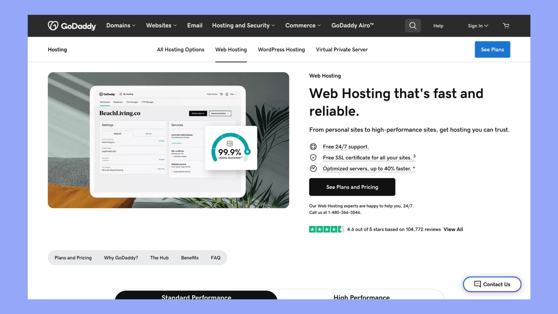 best hosting in pakistan - godaddy