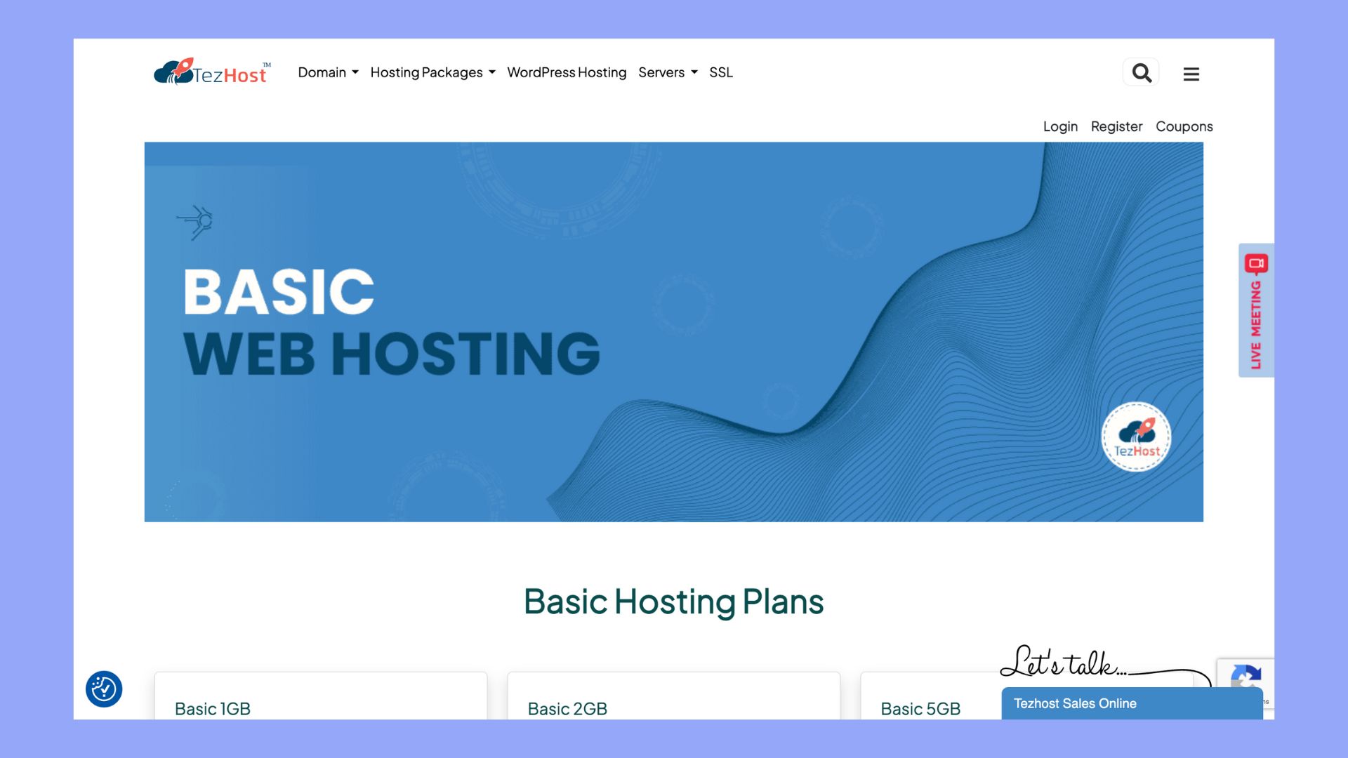 best hosting in pakistan - tezhost