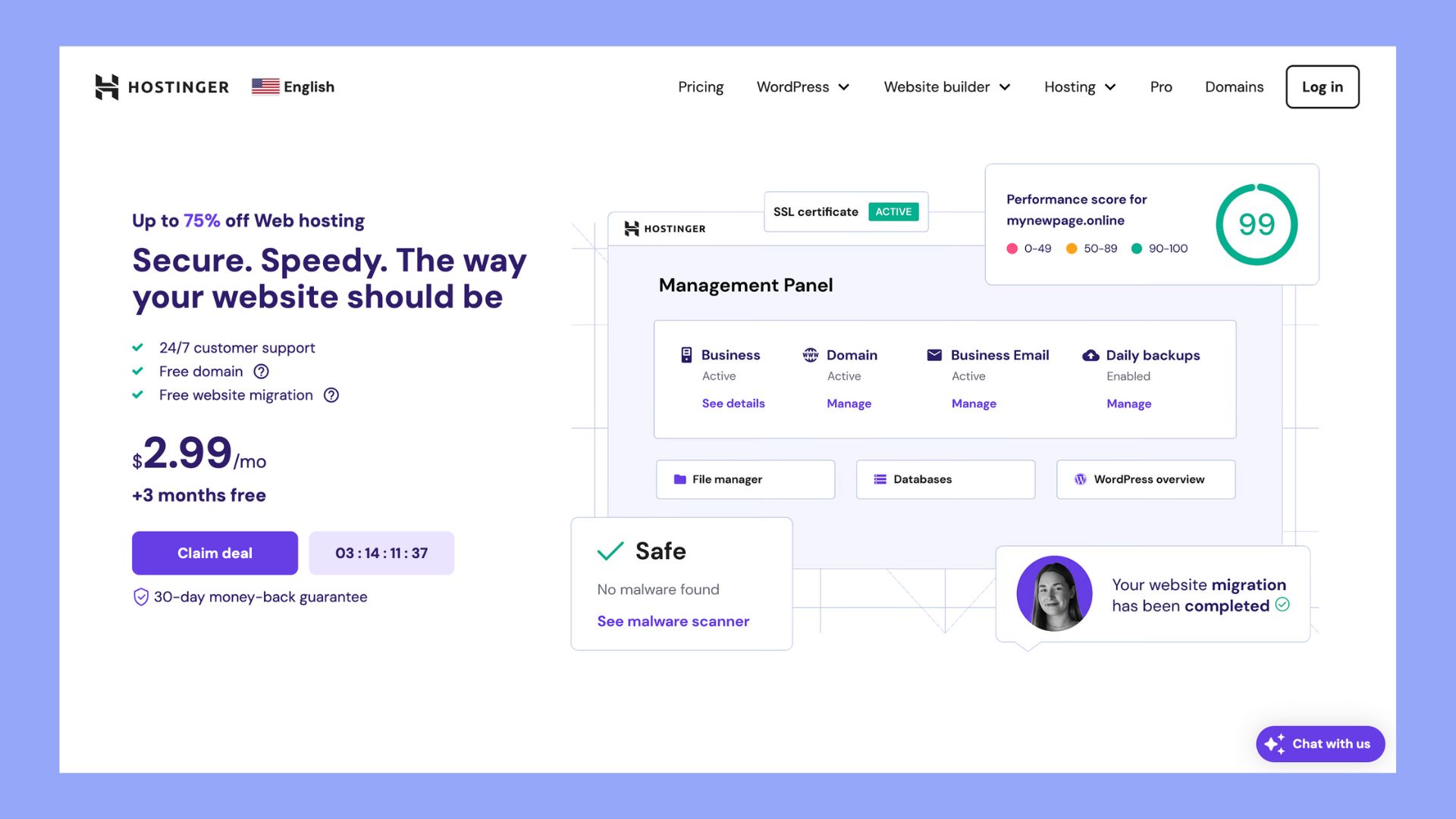 hostinger - best web hosting in Nigeria