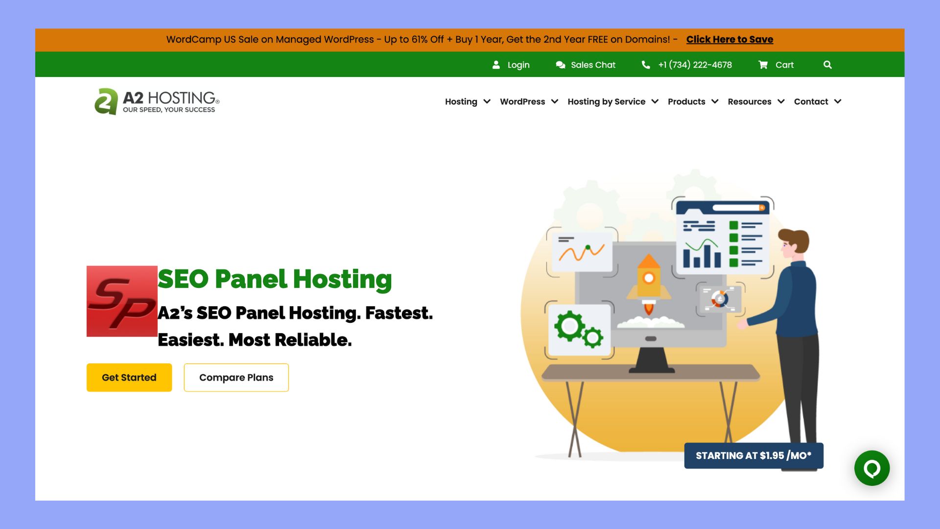 A2 hosting - best seo hosting 