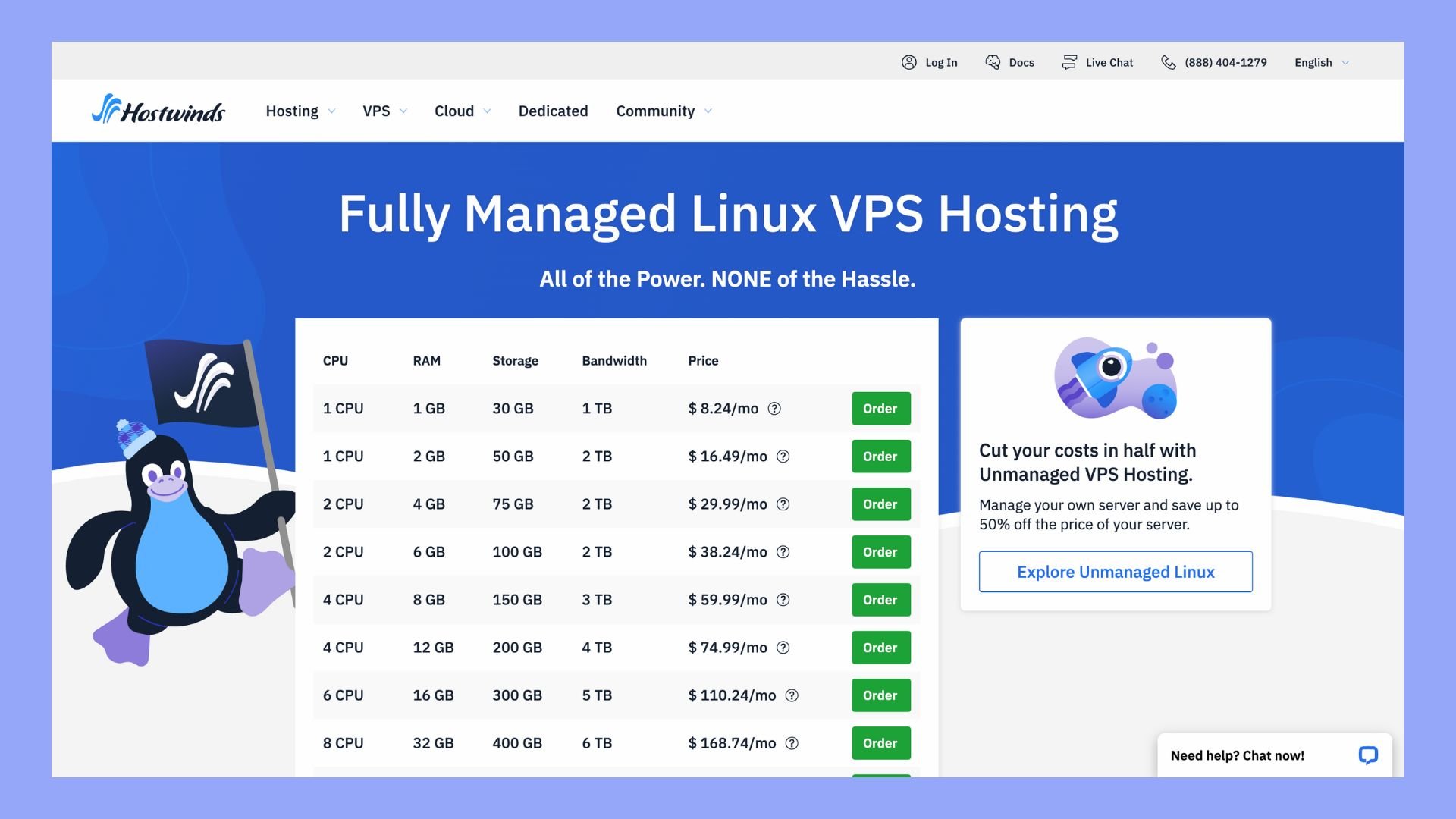 hostwinds - best vps hosting india