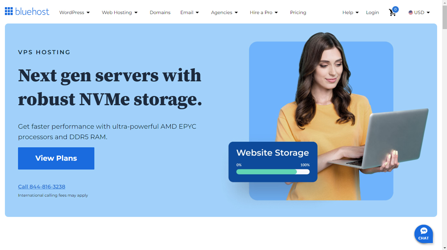 Alojamiento VPS Bluehost
