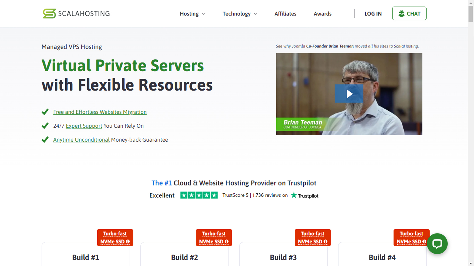 Scalahosting Alojamiento VPS