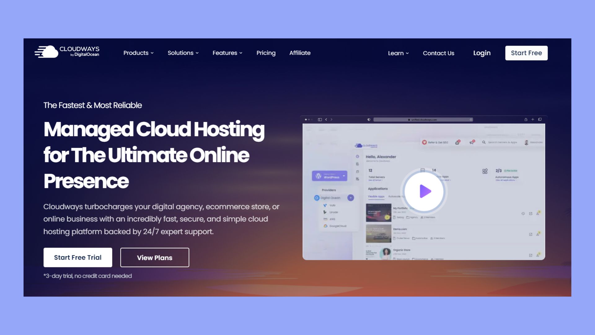 best managed cloud hosting - cloudways