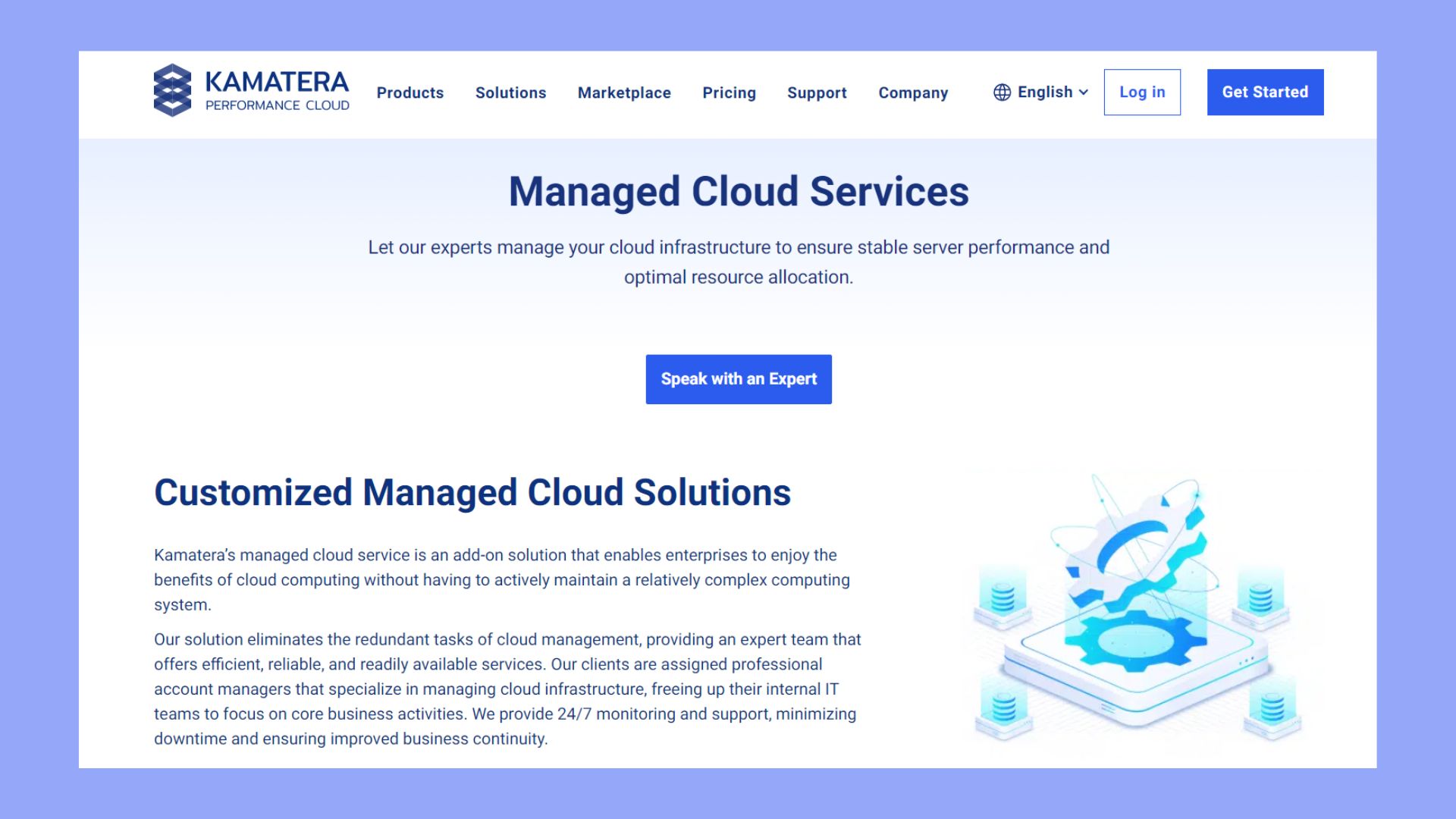 best managed cloud hosting - kamatera