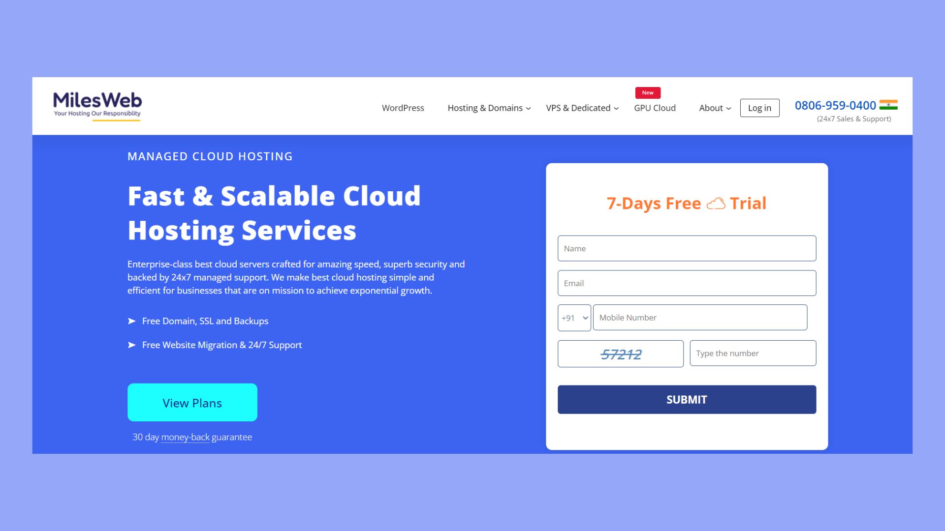 best managed cloud hosting - milesweb