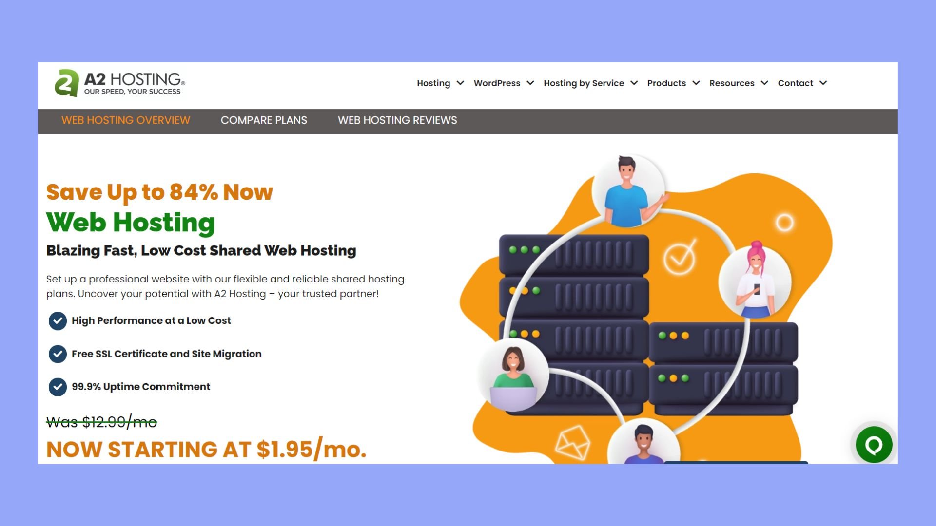 best uk web hosting companies - A2 Hosting