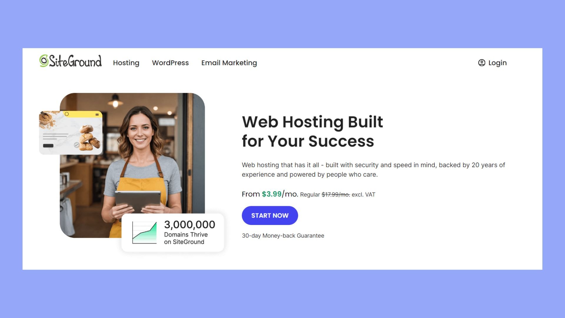 best uk web hosting companies - siteground