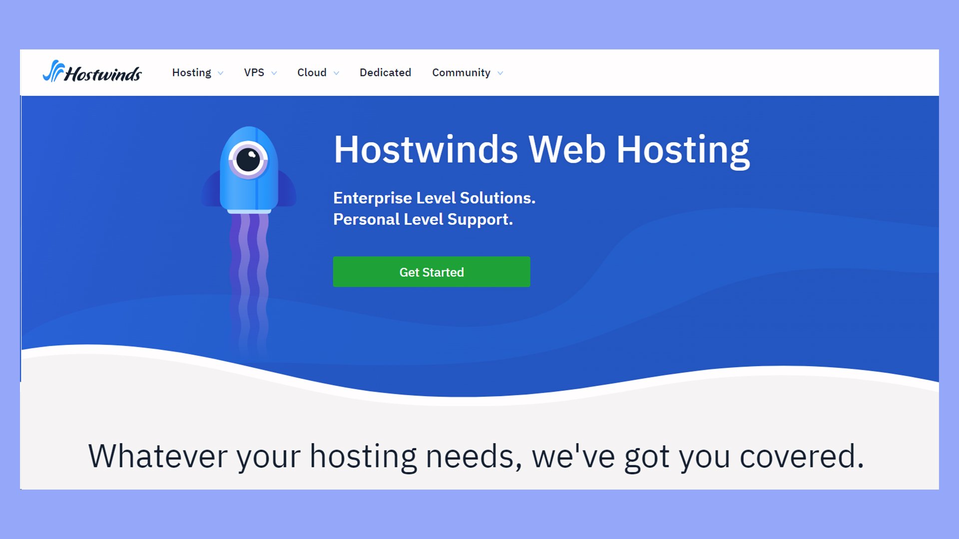 Hostwind's website.