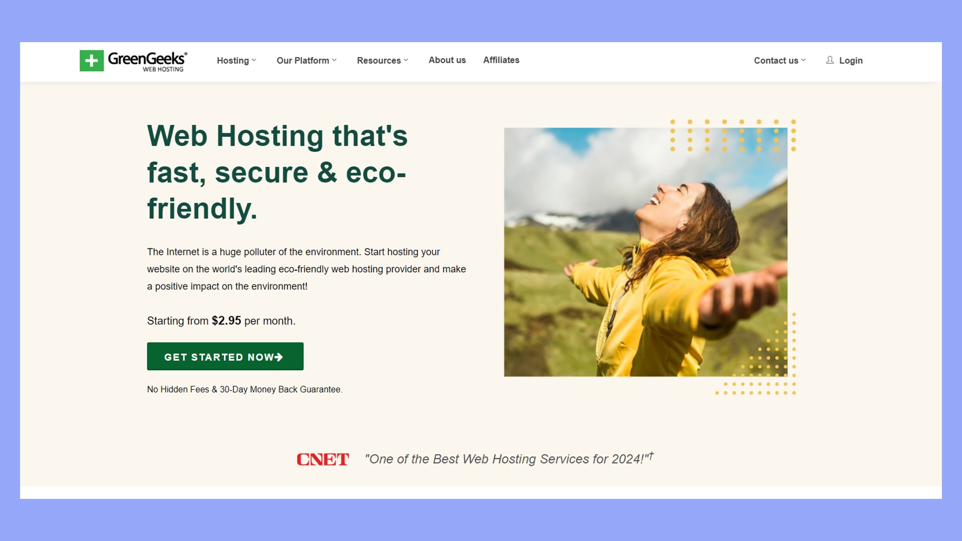 GreenGeek's website.