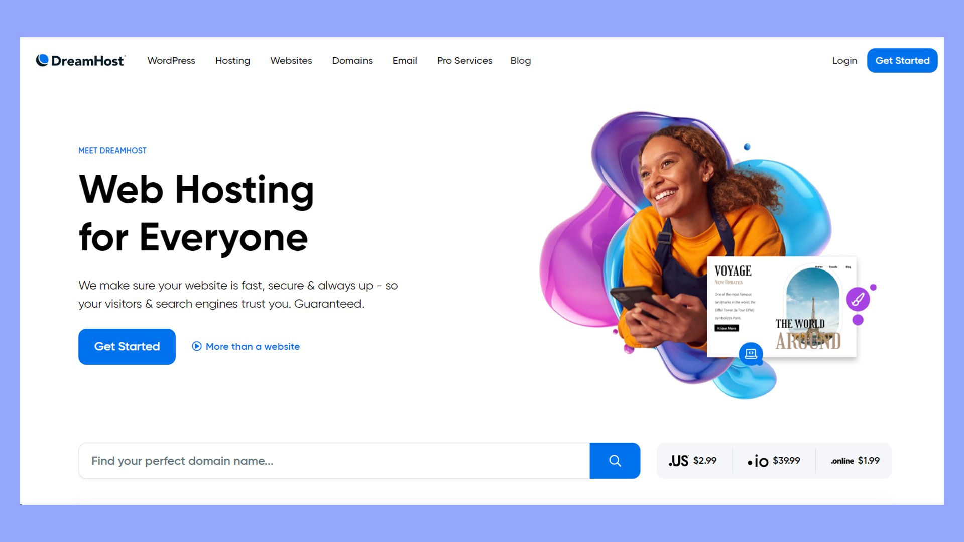 DreamHost's managed woocommerce hosting.
