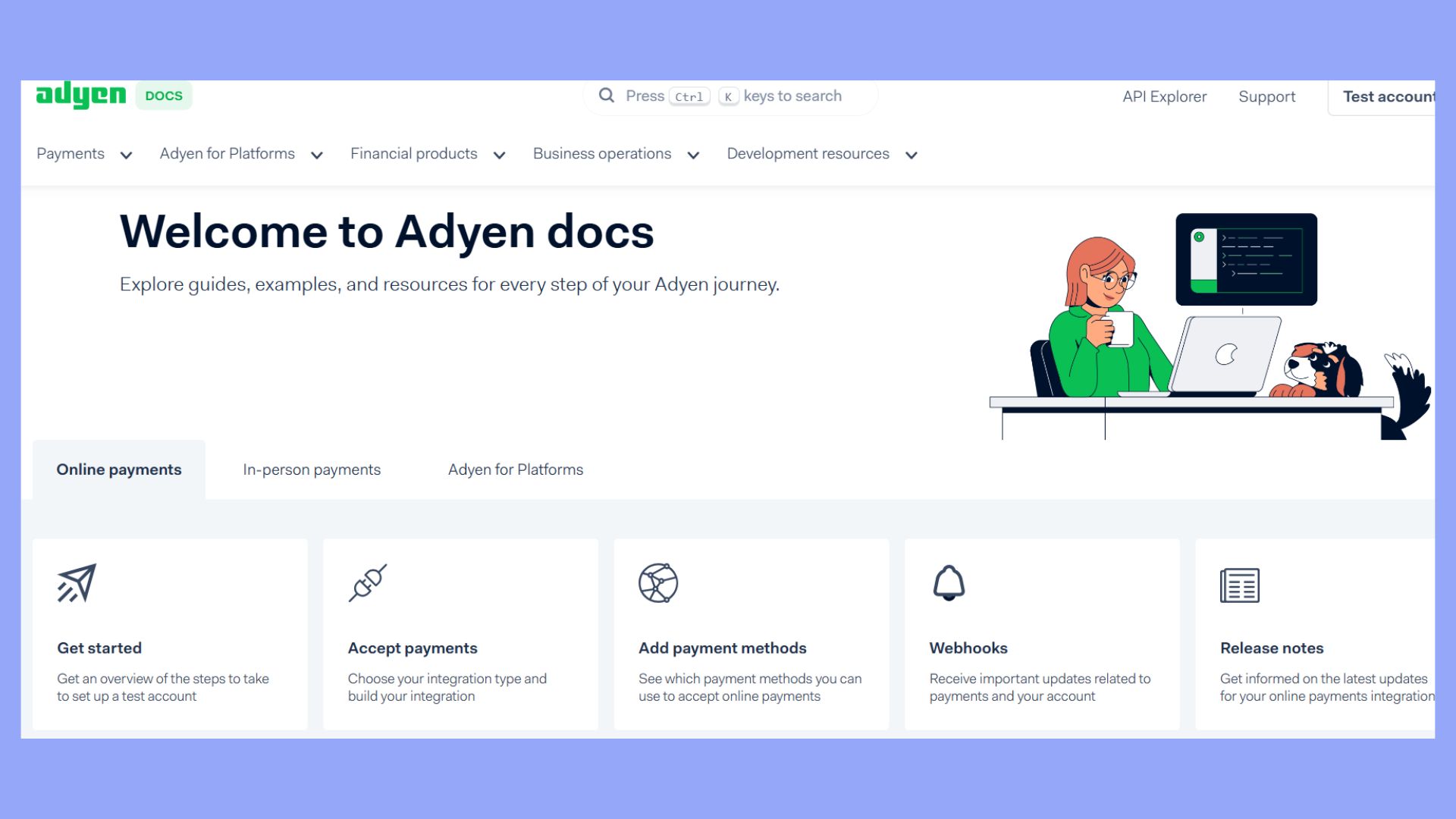 Adyen for Platforms white-label payment