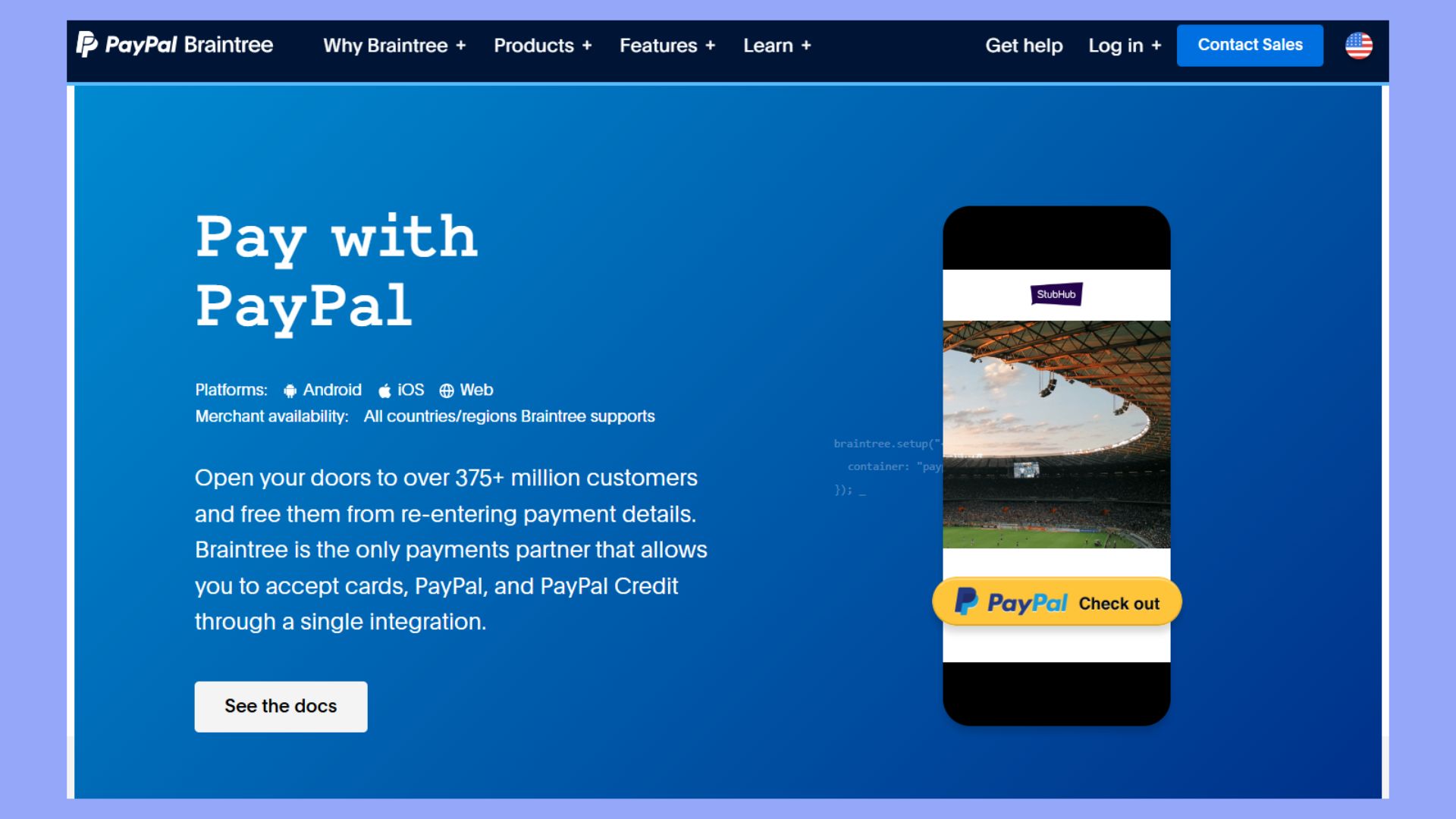 PayPal Braintree white-label payment
