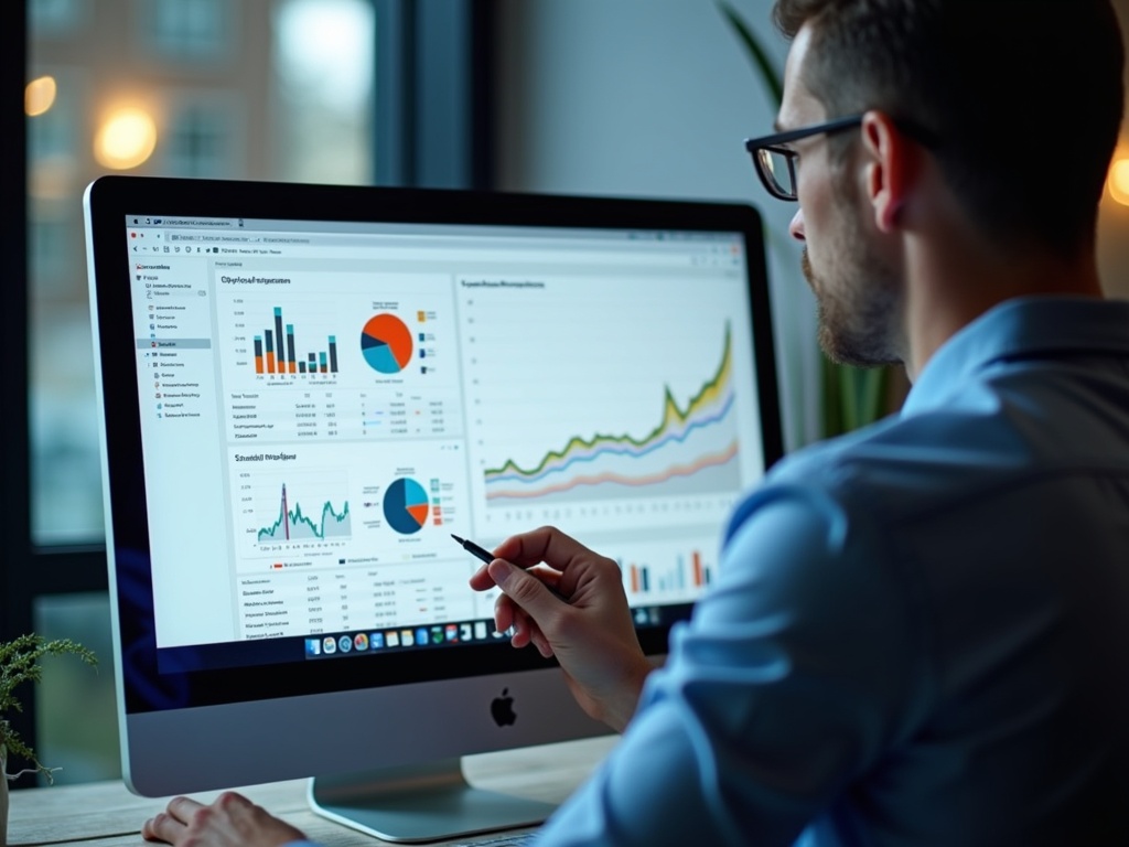 A professional conducting market research