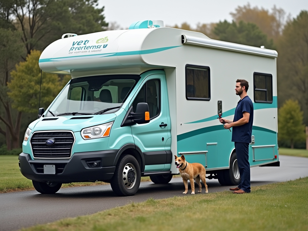 A mobile vet provides unique services.