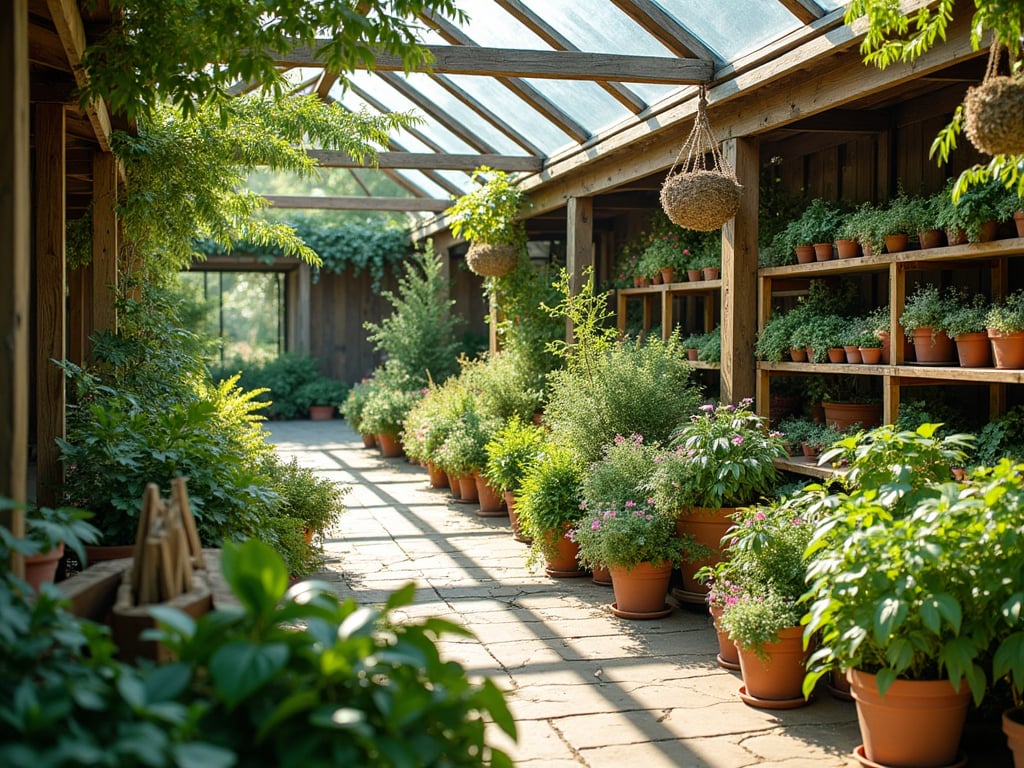 A native variety garden center is depicted as a unique business idea.