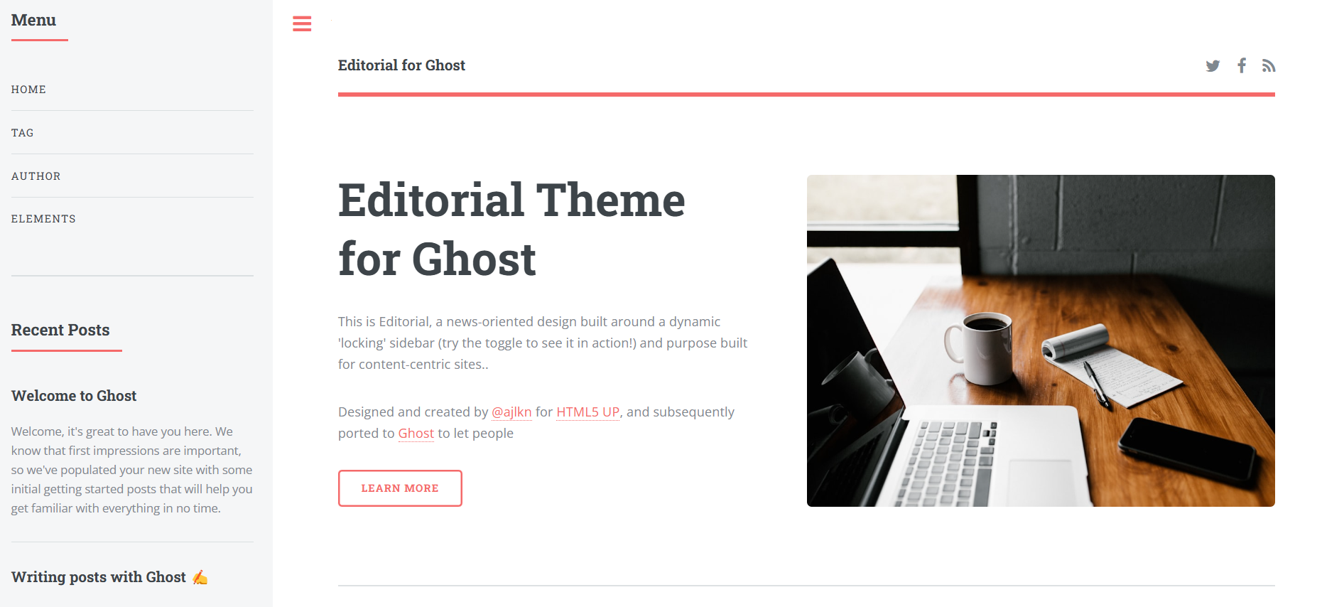 Ghost's Editorial