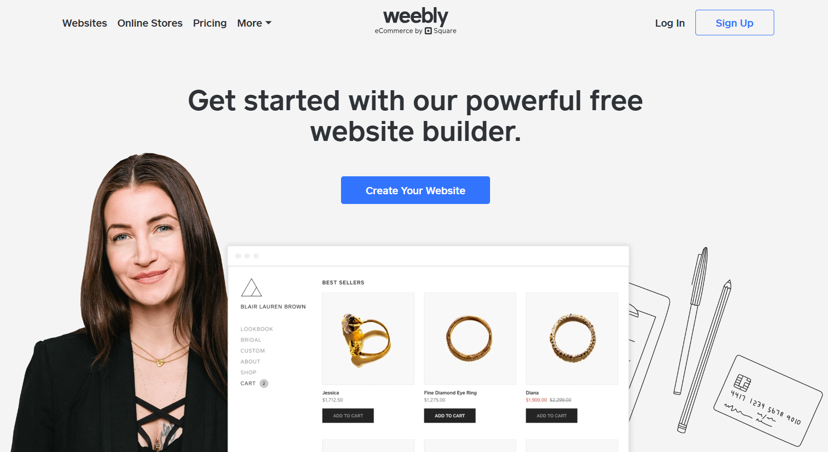 best ecommerce platform for small business - weebly