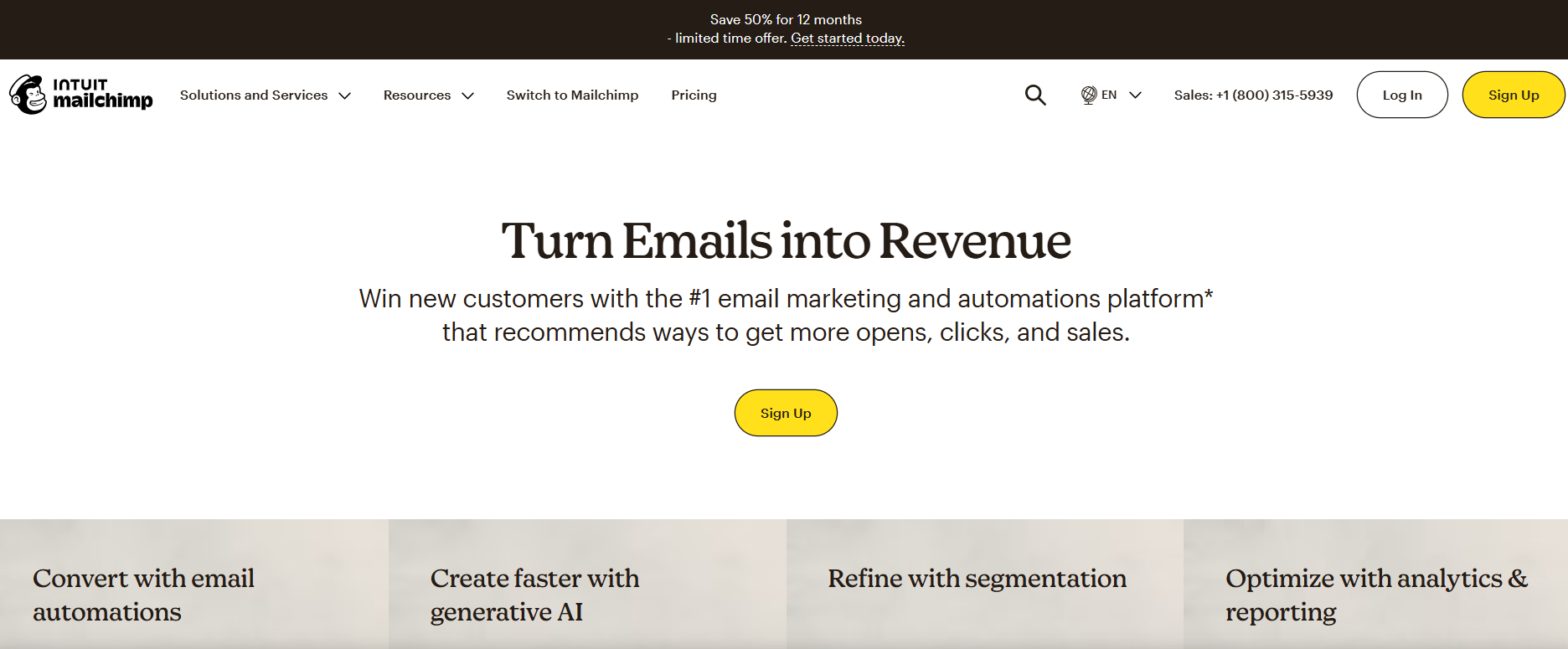 best email marketing software for ecommerce - mailchimp