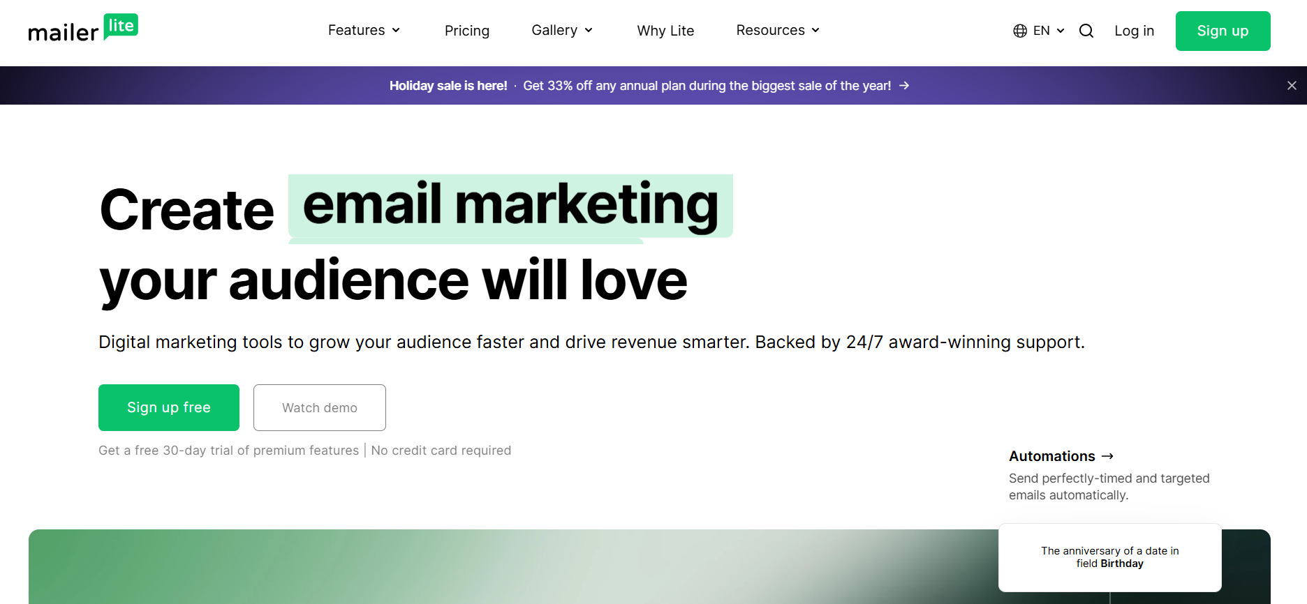 best email marketing software for ecommerce - mailerlite