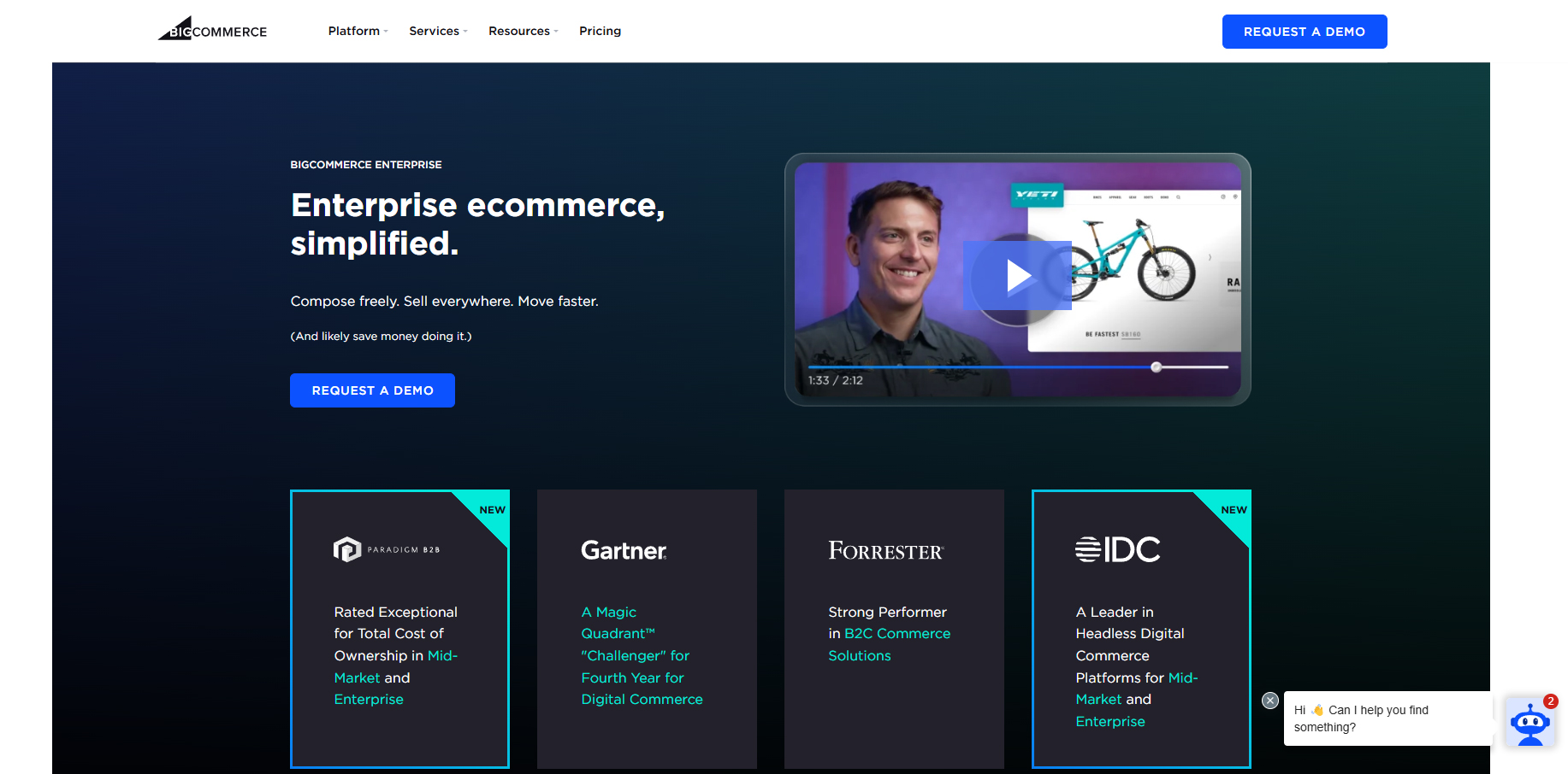 BigCommerce b2b ecommerce platform