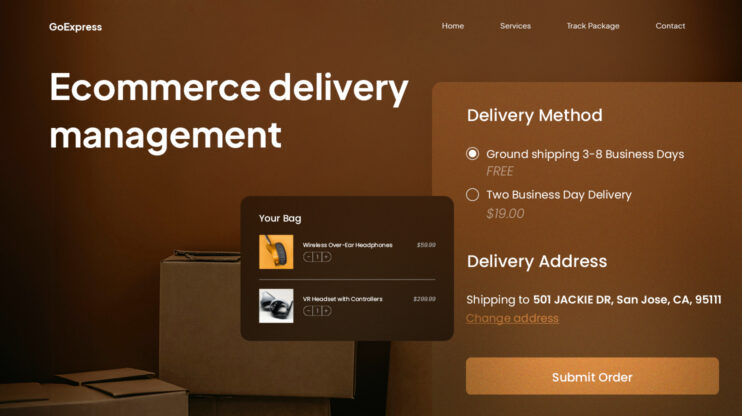 Ecommerce delivery management