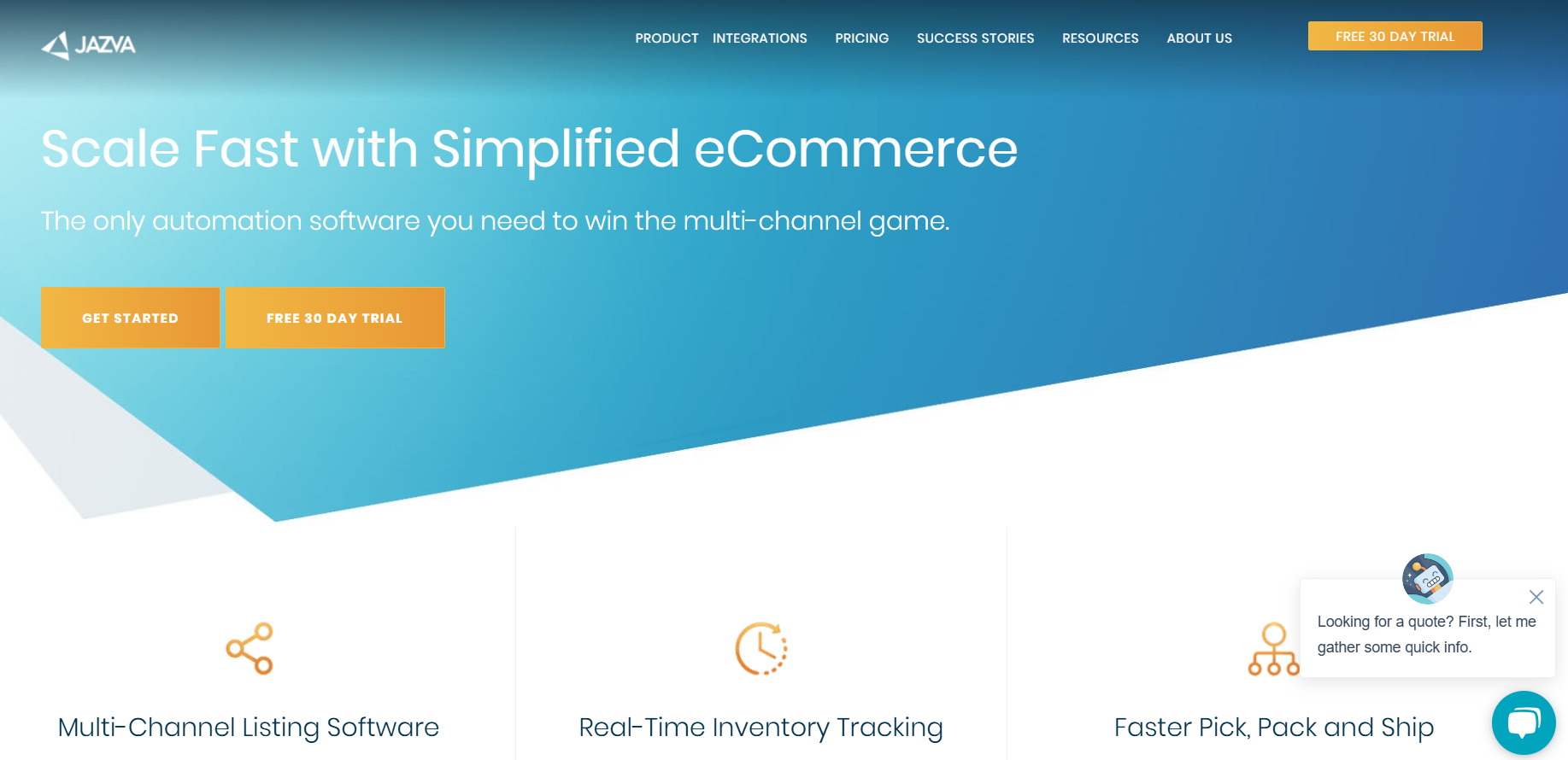 jazva. ecommerce inventory management software