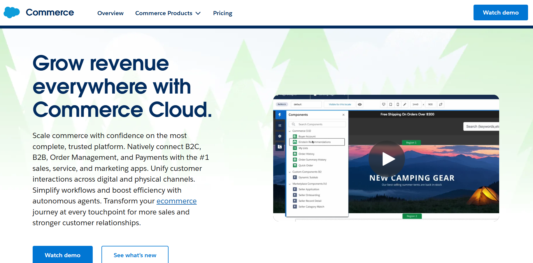 salesforce - enterprise ecommerce platform