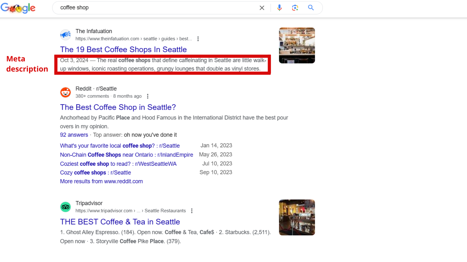 SEO meta descriptions