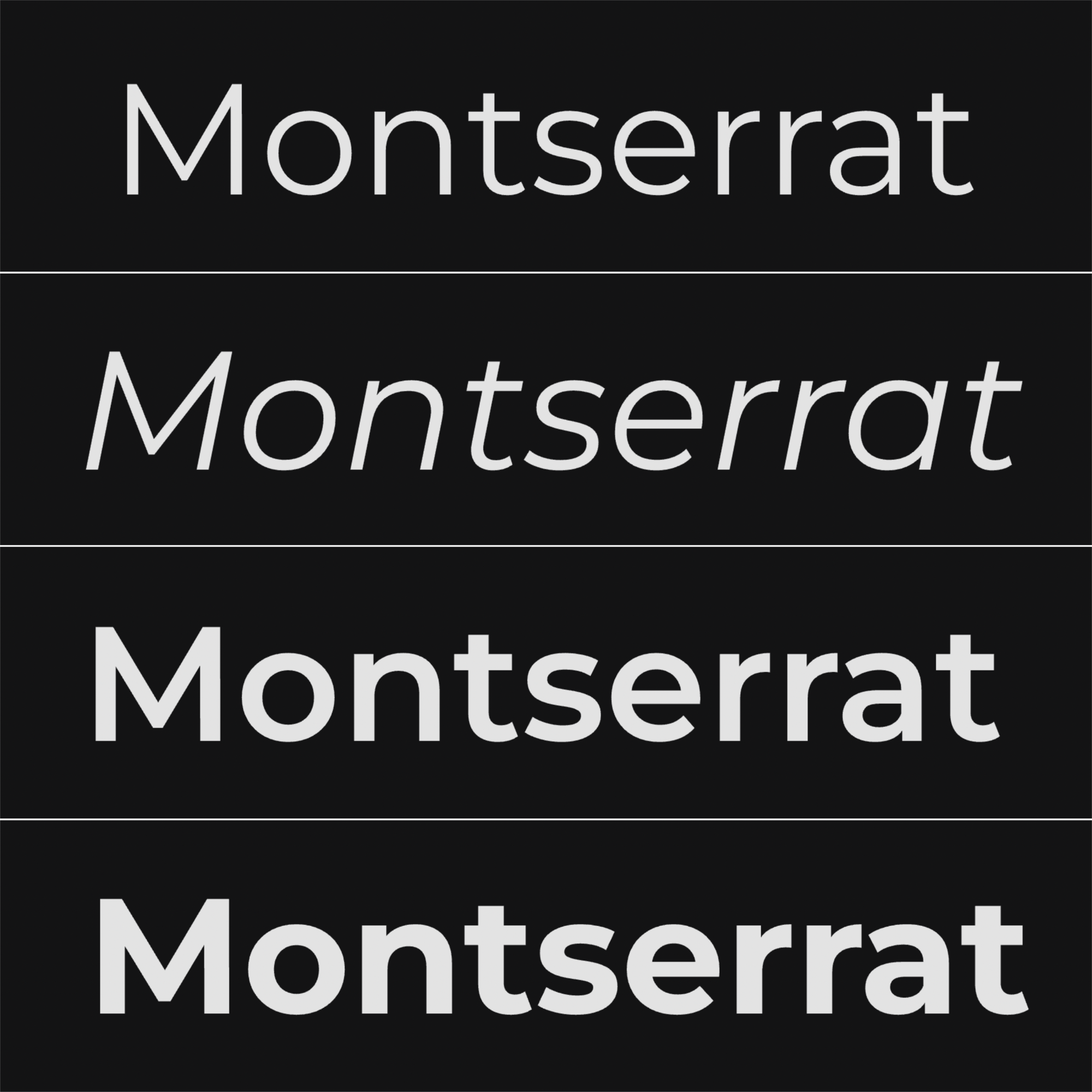 1. Montserrat. Best Logo Fonts